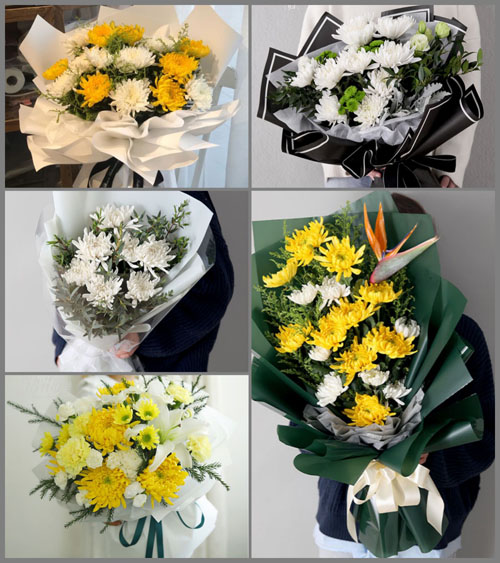 广东汕头市澄海区上华镇横陇村白事花束代送